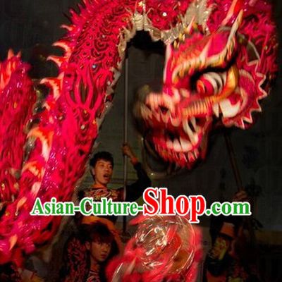 Wish You a Happy New Year Luminous Dragon Dancing Costume Complete Set