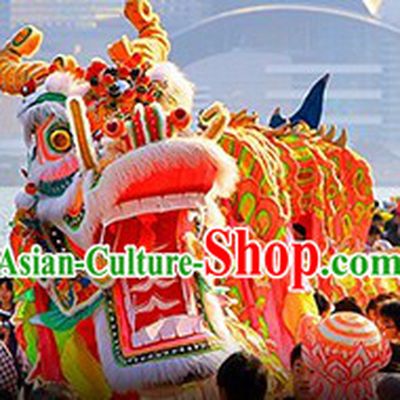 Supreme Big Festival Celebration Dragon Head and Costumes Complete Set