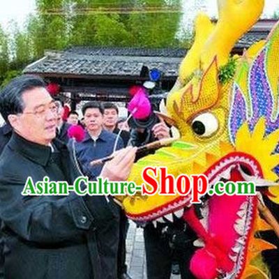 Traditional Festival Celebration Competition and Parade Peking Dragon Dance Costumes Complete Set