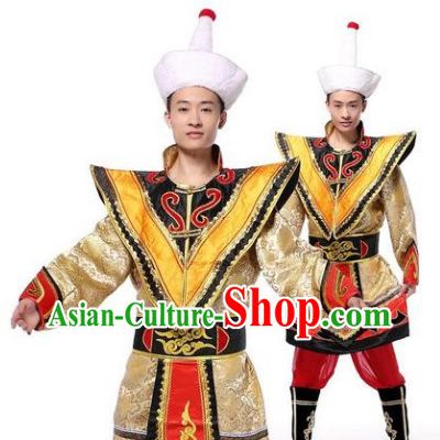 Traditional Clothes of Mongolian Men