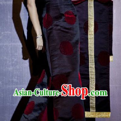 Chinese Traditional Mongolian Wedding Attire and Hat Complete Set for Women