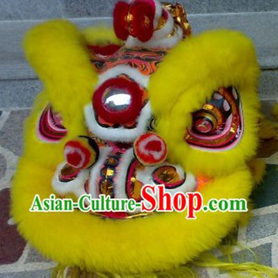 Happy Chinese New Year Handmade Hok San Lion Dance Costumes Complete Set