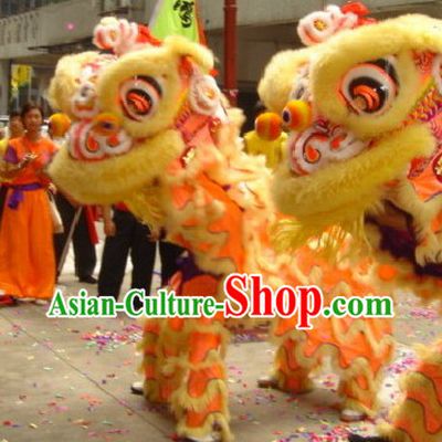 Lovely HOK SAN Supreme Lion Dance Costumes Complete Set