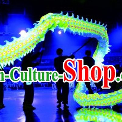 Competition Celebration and Parade Glow in Dark Dragon Dance Costumes Complete Set
