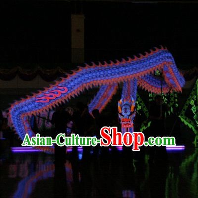 Competition Celebration and Parade Glow in Dark Dragon Dance Costumes Complete Set