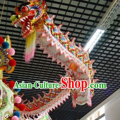 Display Hanging on the Ceiling Glow in Dark Dragon Dance Costumes Complete Set