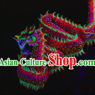 Festival Celebration Fluorescent Dragon Dancing Costumes Complete Set