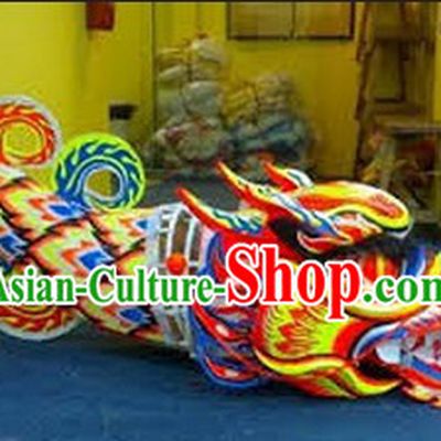 Professional Luminous Dragon Dance Equipment Complete Set for 7-8 Adults