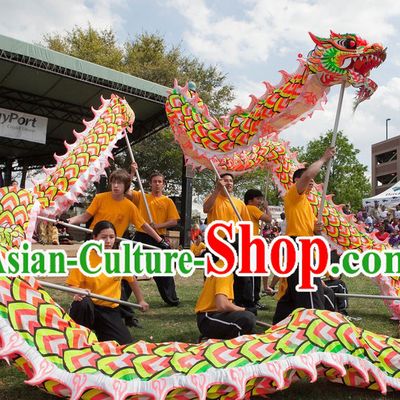 Professional Illuminated Dragon Dance Costume for 9-10 Adults