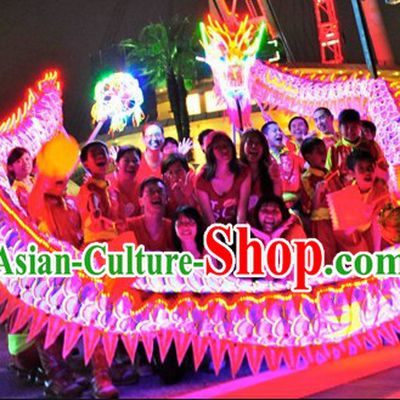 Classic Luminous Dragon Dance Head and Costume Complete Set