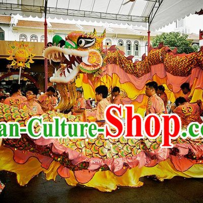 Chinese Horse Year Big Celebration Southern Dragon Dance Costume Complete Set