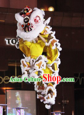 Professional Lion Dance Head and Costume Complete Set