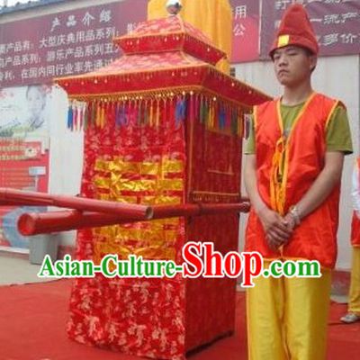 Human Size Chinese Traditional Handmade Wedding Sedan