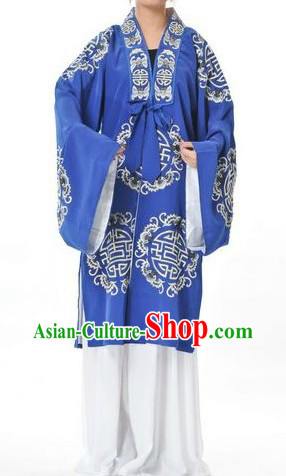 Chinese Peking Opera Old Grandmother Embroidered Costume for Women