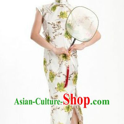 Chinese Minguo Time Fan Dance Cheongsam for Women