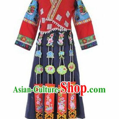 Traditional Chinese Minority Clothes for Kids