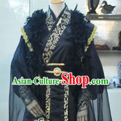 Ancient Chinese Style Black Hierarch Costumes for Men