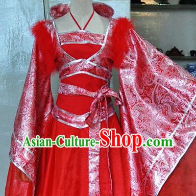Chinese Classic Red Wedding Robe for Brides