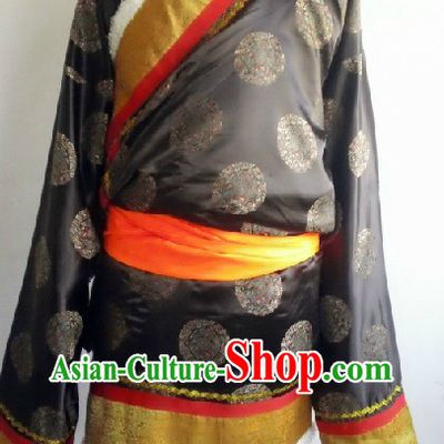 Traditional Chinese Tibetan Robe Set for Men