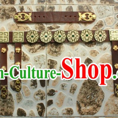 Chinese Tang Song Dynasty Handmade Hanfu Belt for Men