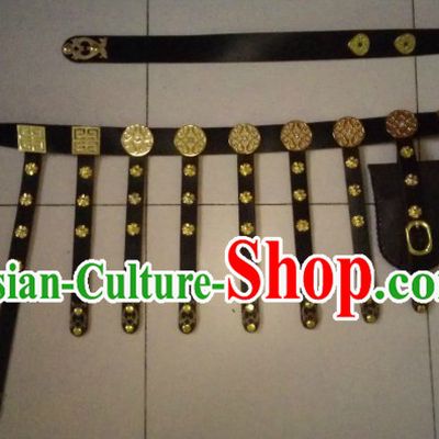 Chinese Tang Dynasty Handmade Hanfu Clothing Belt for Men