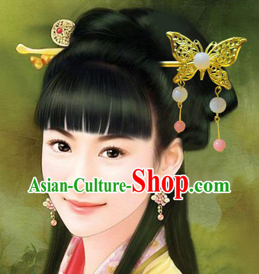 Traditional Chinese Butterfly Hair Clasp
