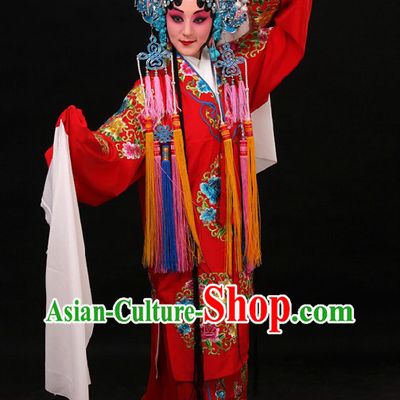 Traditional Chinese Bridal Embroidered Flower Wedding Dress