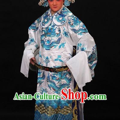 Traditional China Beijing Opera Lao Sheng Dragon Robe for Men