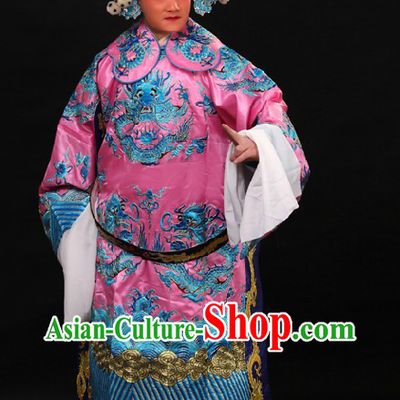 Traditional China Beijing Opera Lao Sheng Dragon Robe for Men
