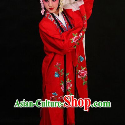 Chinese Peking Opera Huadan Long Sleeve Costume and Skirt for Women