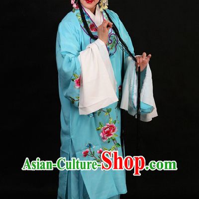 Beijing Opera Hua Dan Long Sleeve Robe and Skirt for Women