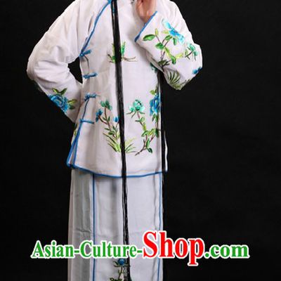 White Chinese Peking Opera Costumes for Women