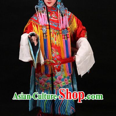 Chinese Embroidered Phoenix Wedding Dress for Women