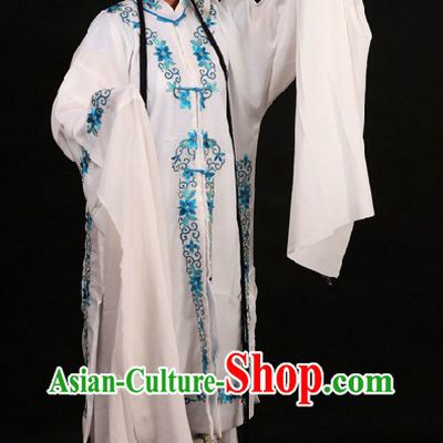 Chinese Peking Opera Qing Yi Faithful Wife Bai Suzhen Costumes for Women
