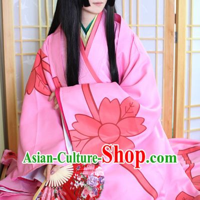 Classic Japanese Kimono Complete Set for Women