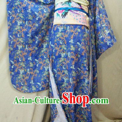 Japanese Kimono Costumes Complete Set for Women