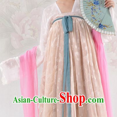Ancient Chinese Tang Dynasty Dresses Complete Set for Women