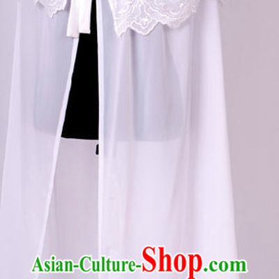 Ancient Chinese White Cape for Women