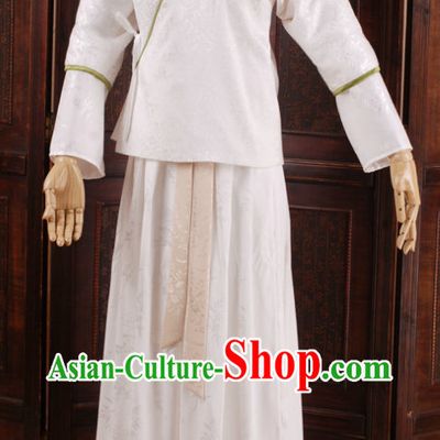Ancient Chinese Embroidered Flower Hanfu Clothing for Women