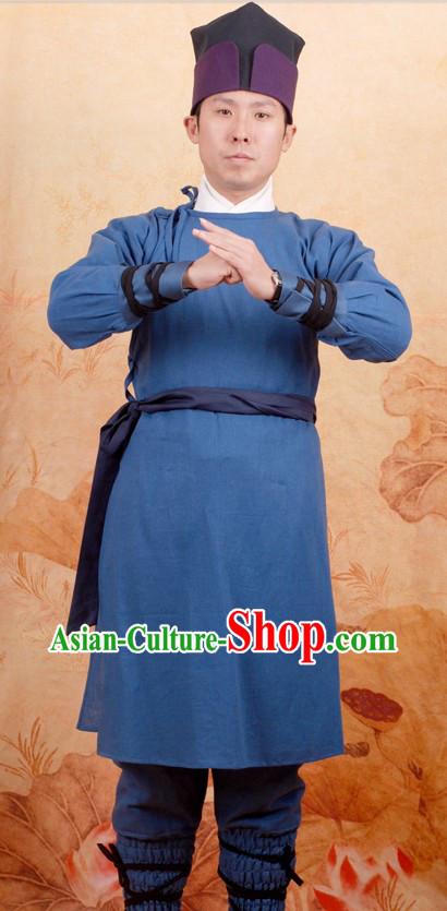 Traditional Chinese Bodyguard Costumes and Hat