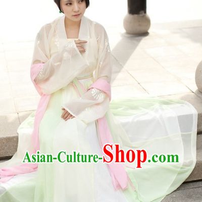 Traditional Chinese Tang Dynasty Spring Clothing for Women
