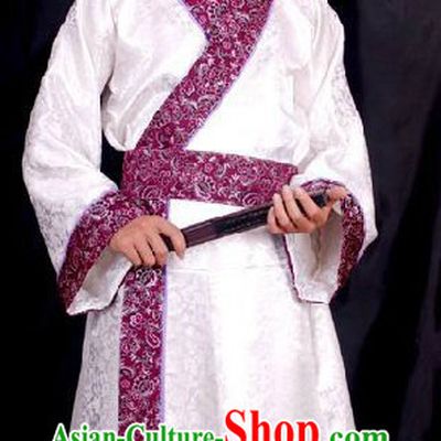 Ancient Chinese Han Dynasty Clothing and Hat for Men