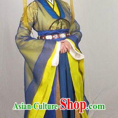 Ancient Chinese Priness Clothing and Hair Accessories Complete Set for Women
