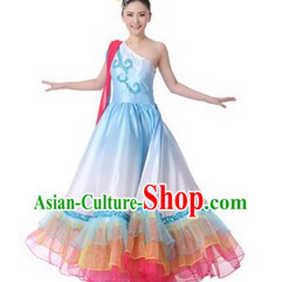 Traditional Chinese Lyrical Dance Costumes for Women
