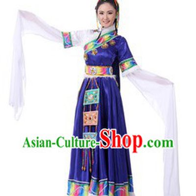 Traditional Chinese Tibetan Clothing for Women