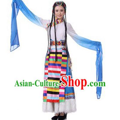Traditional Chinese Tibetan Clothing for Women