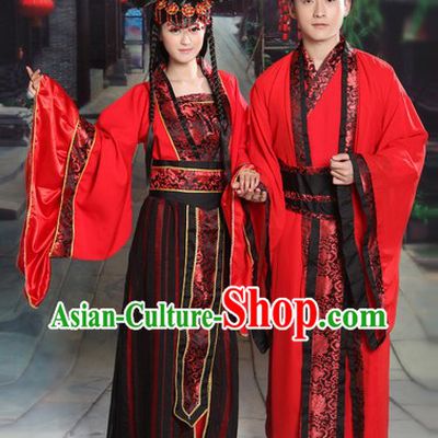 Ancient Chinese Red Wedding Dresses