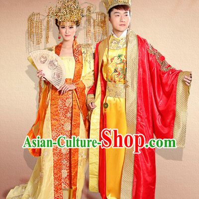 Ancient Chinese Imperial Wedding Dresses Two Complete Sets