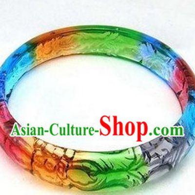 Traditional Chinese Coloured Glaze Bracelet