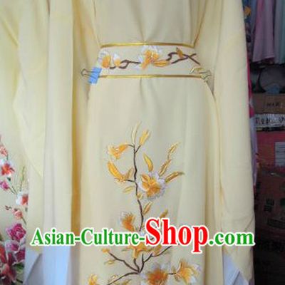 Ancient Chinese Embroidered Flower Long Robe for Men